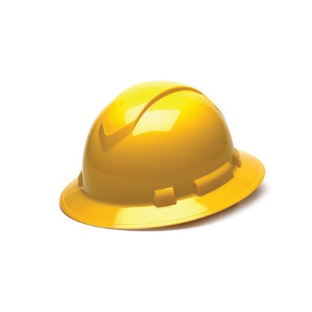 Pyramex Ridgeline Full Brim 6 Point Ratchet Hard Hat HP56130